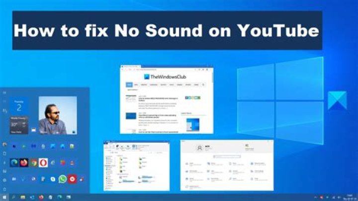Why is my sound not working on YouTube?