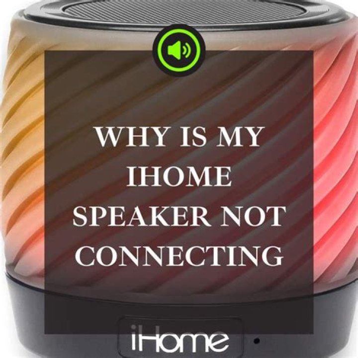 Why is my speaker not connecting?