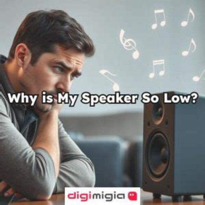 Why is my speaker sound is very low?