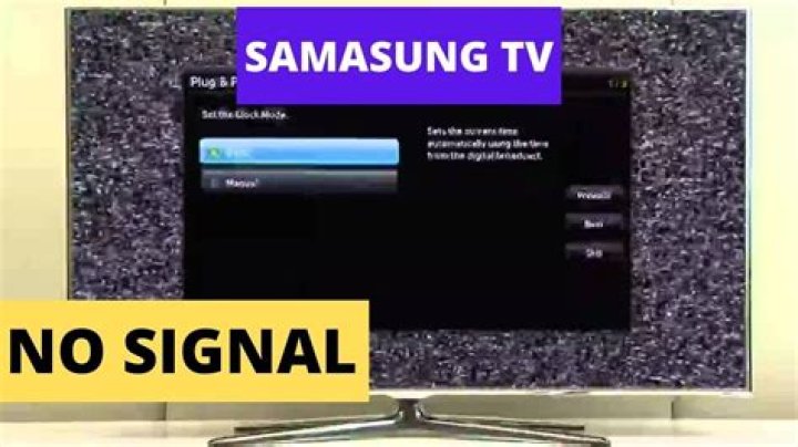 Why is my TV not receiving a signal?