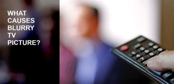 Why is my TV picture scrambled?