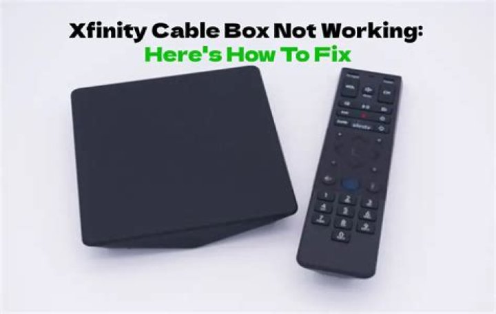 Why is my Xfinity cable box not connecting?