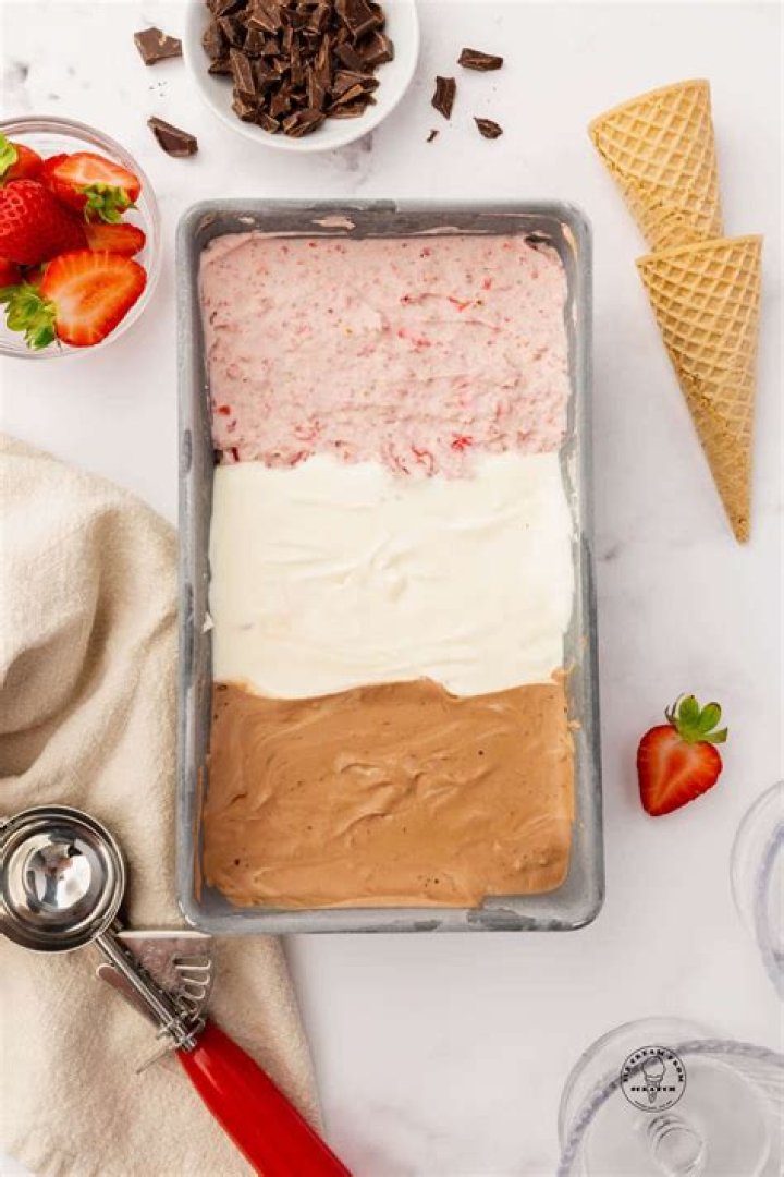Why is Neapolitan ice cream strawberry chocolate and vanilla?