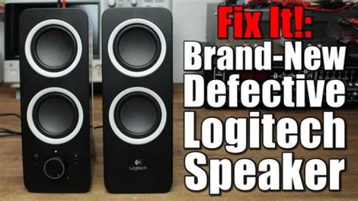 Why is only one of my Logitech speakers working?