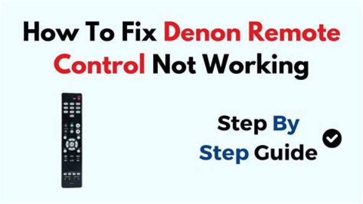 Why is the eject button on my Denon not working?