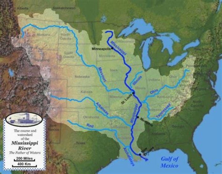 Why is the Mississippi River not called the Ohio River?
