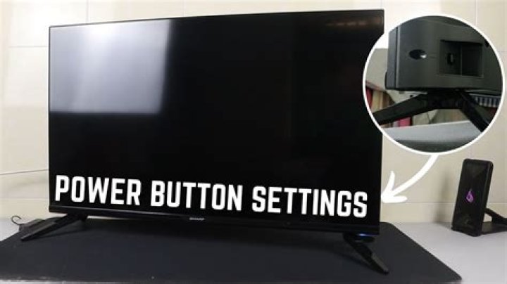 Why is the power button flashing on my sharp TV?