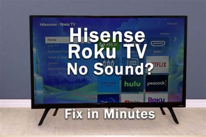 Why is the sound on TV not working?