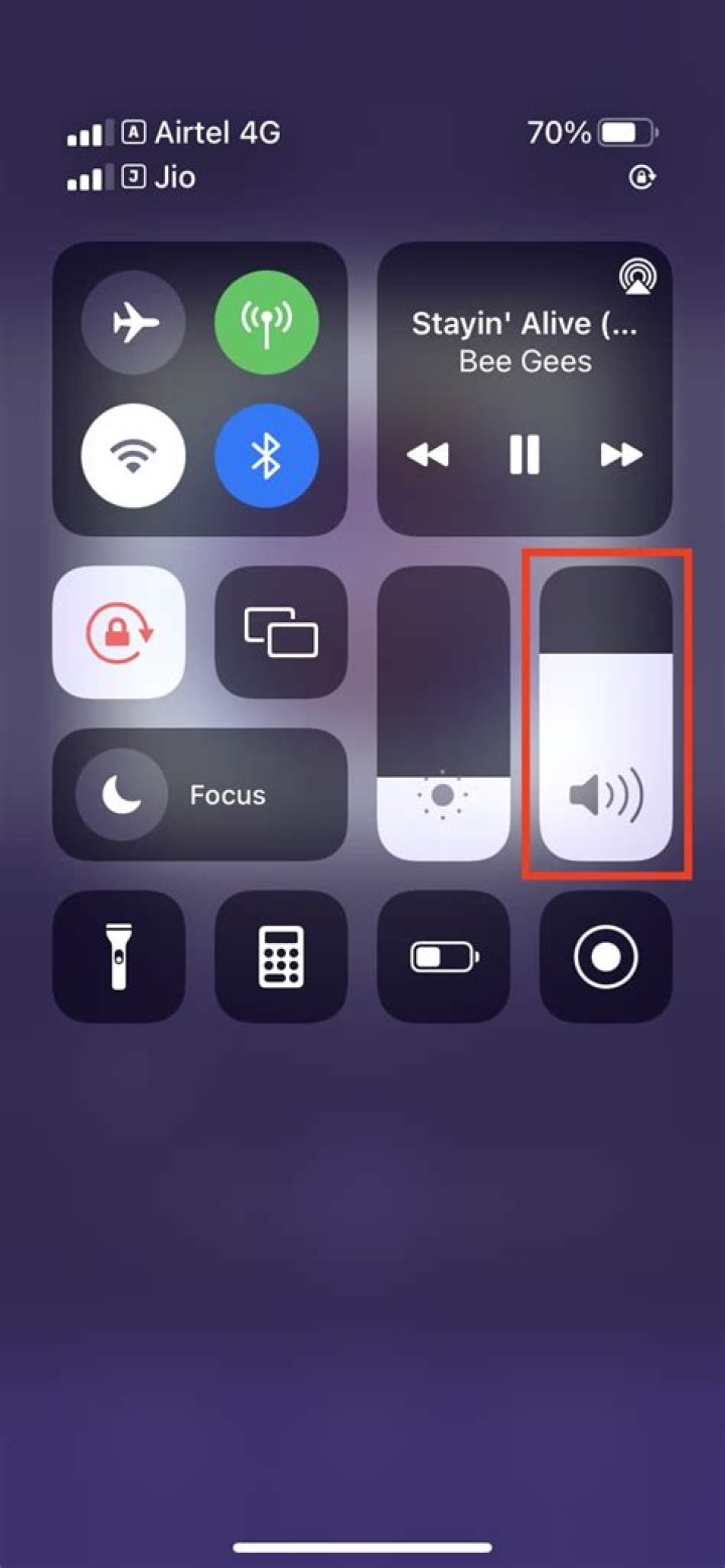 Why is volume control not working on iPhone?
