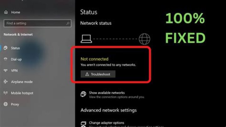 Why network is not getting connected?