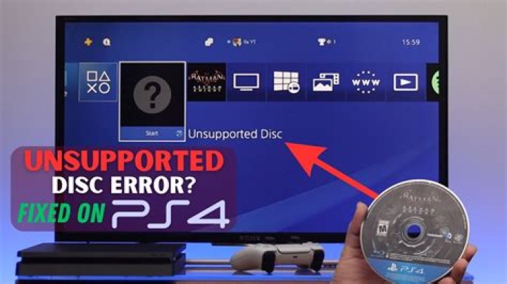 Why PS4 CD is not working?