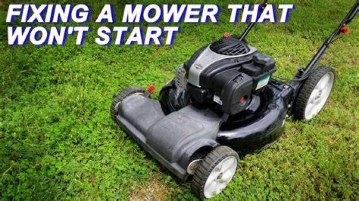 Why will a lawn mower not start?