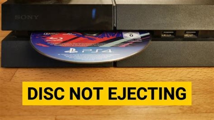Why wont my PS4 eject the disc?