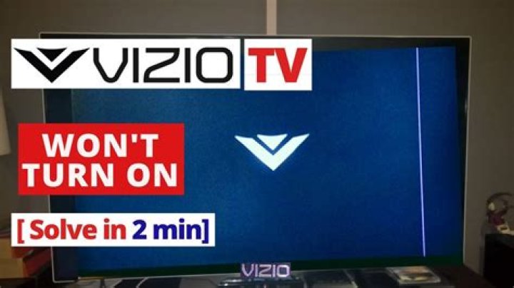 Why wont my Vizio turn on brand new?